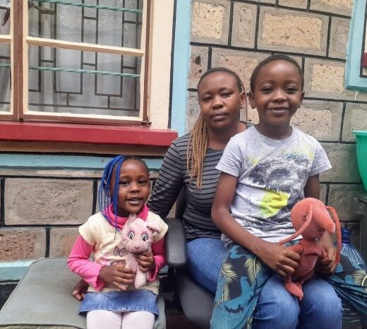 Rachel wanjiku and her children